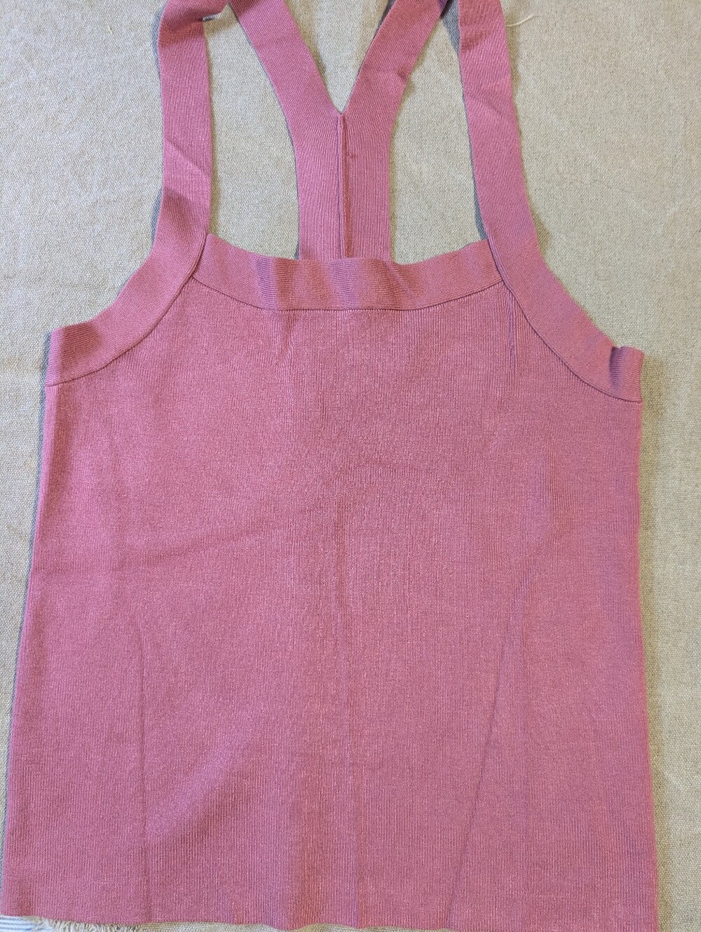 Anthropologie Rose Pink Knit Tank Top